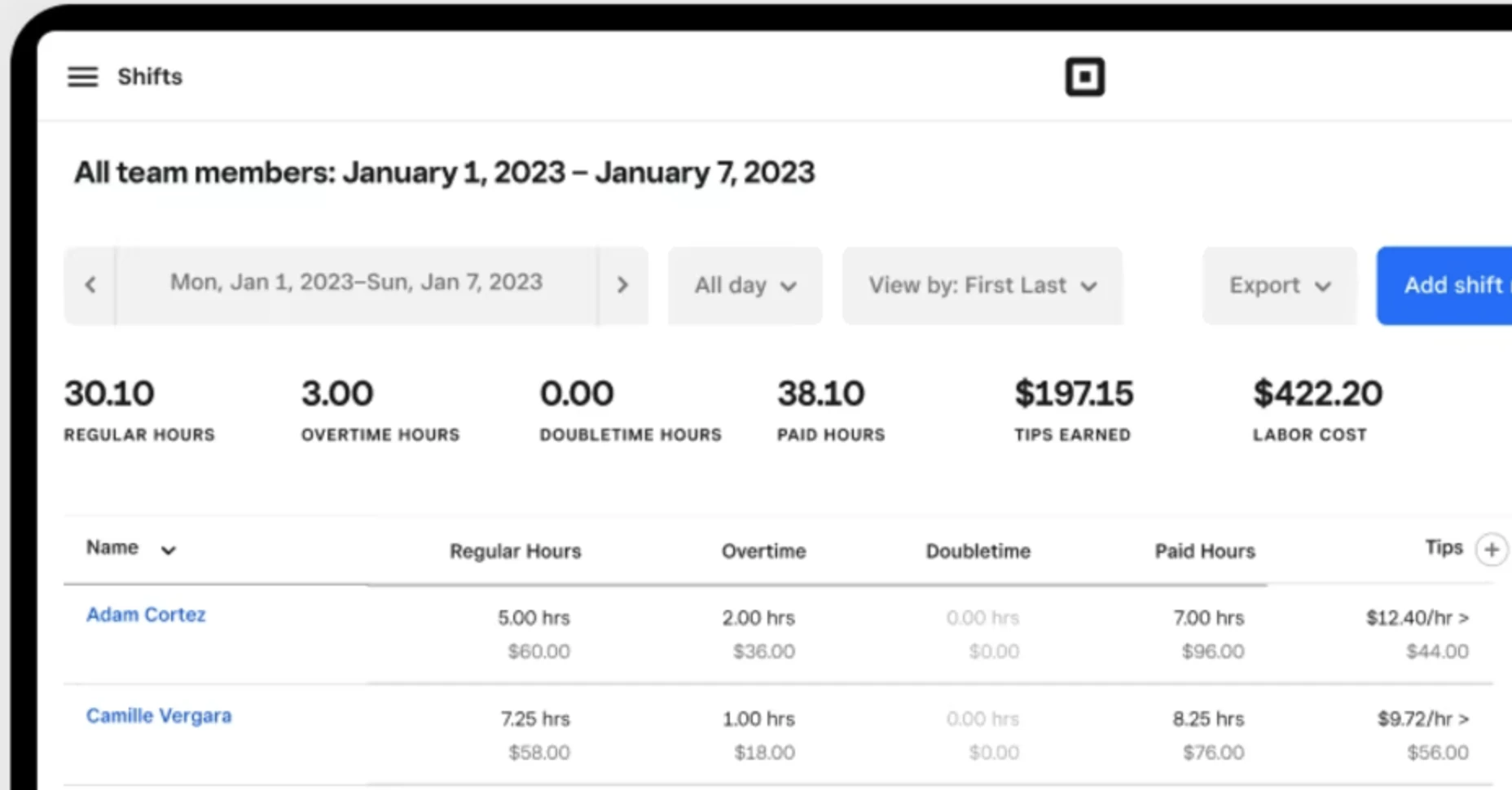 screenshot of Square Shifts